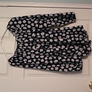 Scoop neck old navy flower top